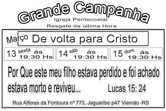 natanael convite campanha